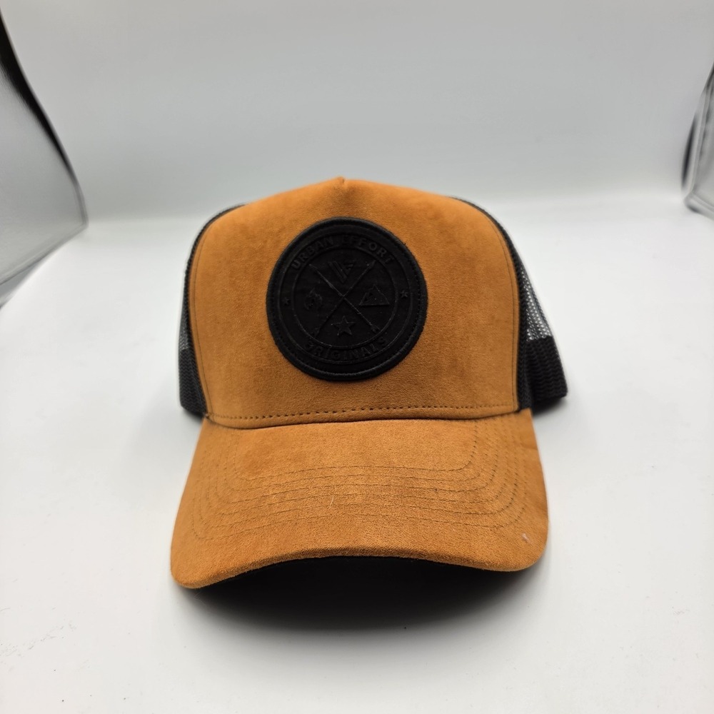 Urban Effort Hat Original Cap Men's Trucker Mesh /Brown/Black Rare Color NWOT - Picture 2 of 9